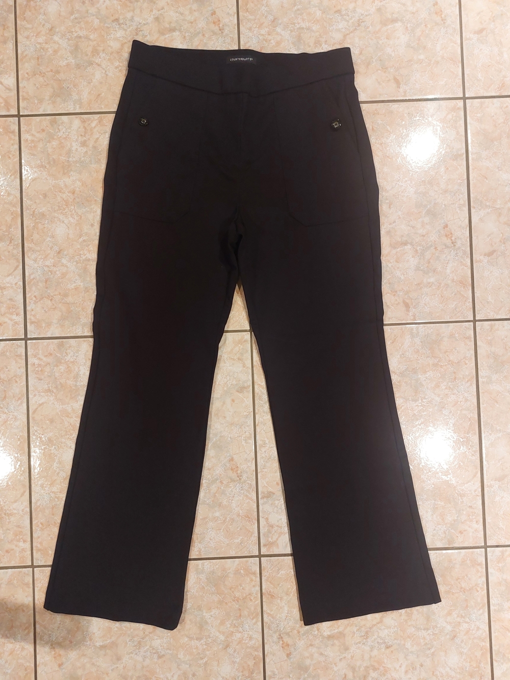 Counterparts Black Women's Pull-On Flare Pants